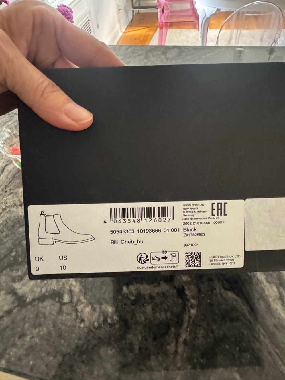 Hugo Boss Black Chukka/Chelsea Hybrid Boots